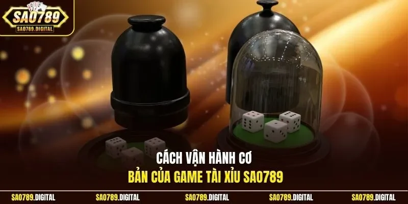 Cách vận hành cơ bản của game tài xỉu Sao789