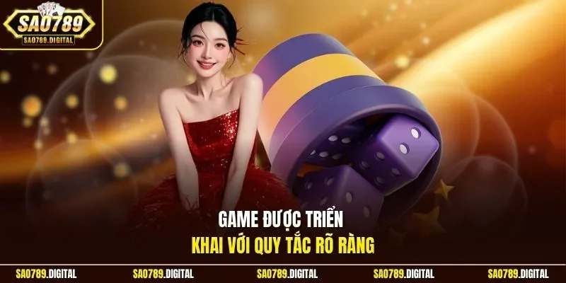 Game được triển khai với quy tắc rõ ràng