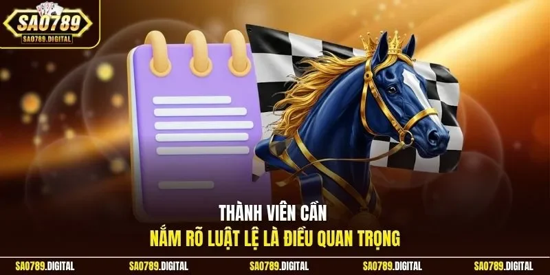 Thành viên cần nắm rõ luật lệ là điều quan trọng